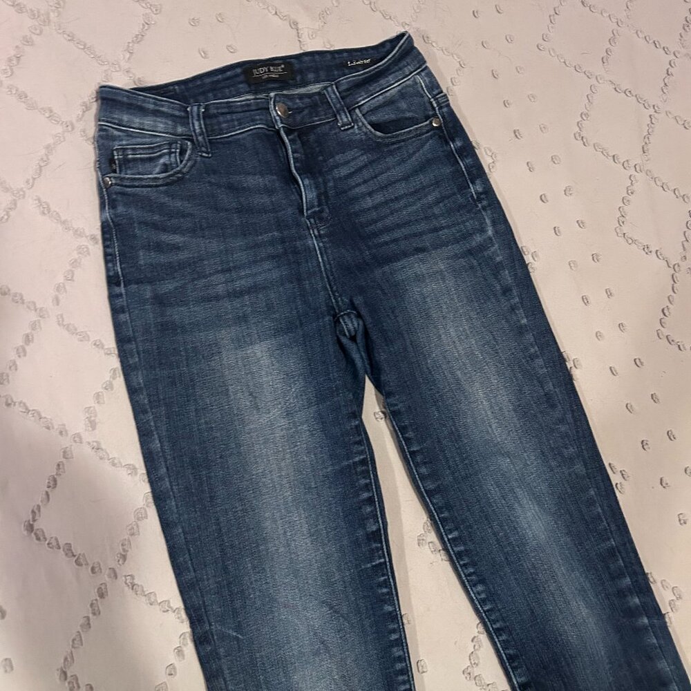 Judy Blue 5/28 High Waisted Dark Wash Skinny Jeans